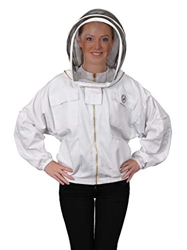Humble Bee 311 Polycotton Beekeeping Jacket with Fencing Veil