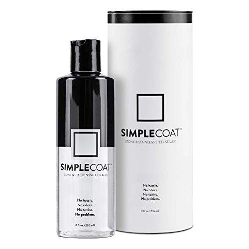 SimpleCoat Natural Stone and Stainless Steel Sealer | Countertop Sealer | 8oz