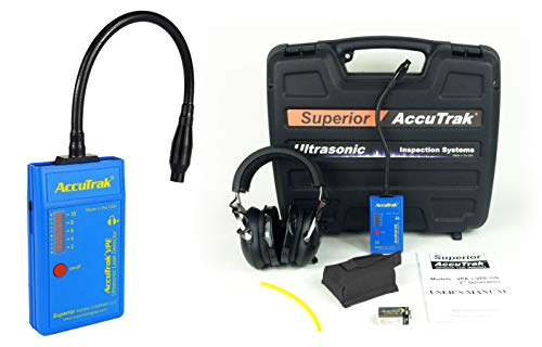 Superior AccuTrak VPE-GN PRO Gooseneck Ultrasonic Leak Detector Professional Kit, Includes VPE Leak Detector, Headset, Battery, Large Carry Case, Waveguide, Noise Blocking Headphones