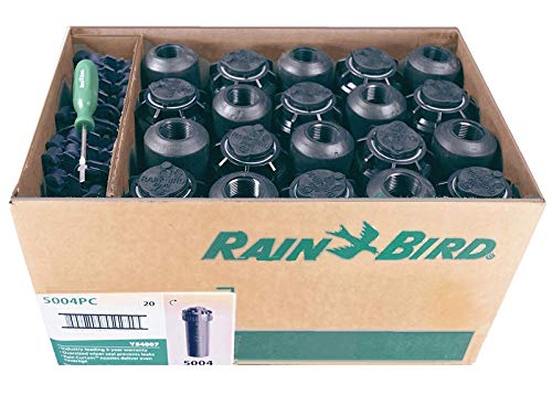 5000 Series Rotor Sprinkler Head - 5004 PC Model, Adjustable 40-360 Degree Part-Circle, 4 Inch Pop-Up Lawn Sprayer Irrigation System - 25 to 50 Feet Water Spray Distance (Y54007) (20 Pack Case)