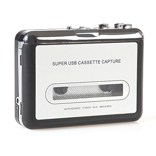 Handy USB Cassette Player and Tape-to-MP3 Digital Converter