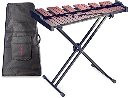Stagg XYLO-SET 37 37-Key Xylophone with Mallets and Stand, wooden/black, -inch