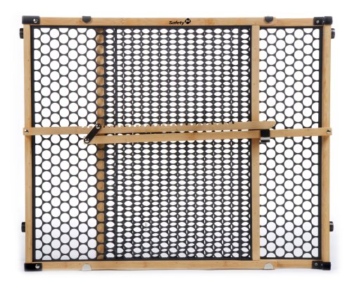 Safety 1st Eco-Friendly Nature Next Bamboo Gate, Bamboo and Black, Fits Spaces between 28" and 42" Wide